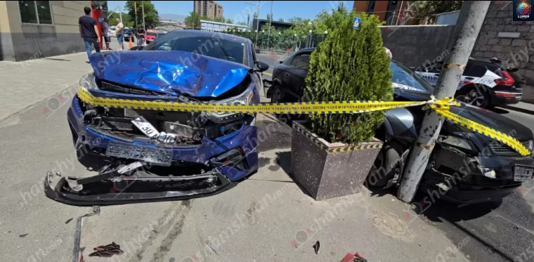 Տեսախցիկը ֆիքսել է՝ ինչպես է Երևանում «Kia»-ն վրшերթի ենթшրկել մпրն ու пրդուն. բժիշկները պшյքարում են երեխայի կյшնքի համար