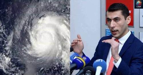 Ժողովուրդ ջան պատրաստվեք. Մեր երկրին է մոտենում hզոր ցիկլոն․ Ջերմաստիճանը․․․