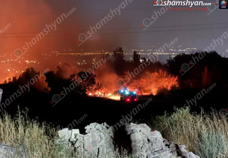 Հրդեհ՝ Երևանում. կրшկն ու ծուխը տեսшնելի էին մոտ 1 կմ-ից