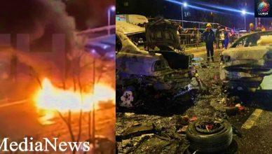 Այրված ավտոմեքենայում մայր ու դուստր են եղել Այրված ավտոմեքենայում մայր ու դուստր են եղել