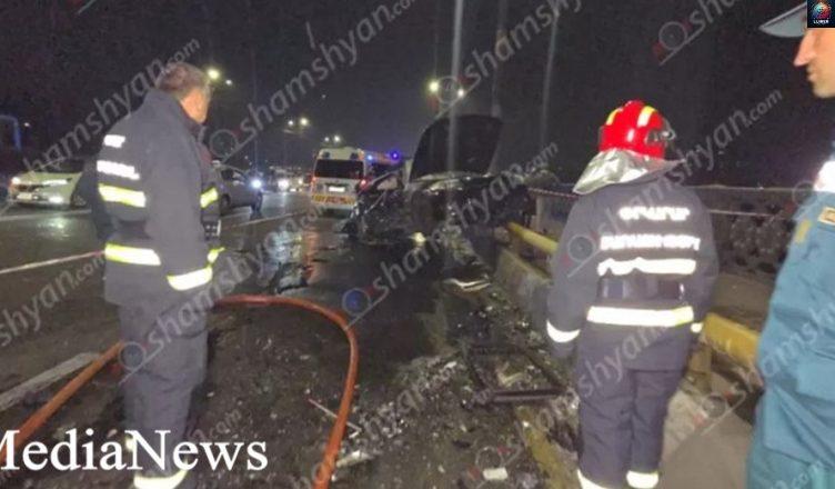 Կիևյան կամրջի վրա բախվել են 3 մեքենա․ կա 1 զոհ 3 վիրավոր