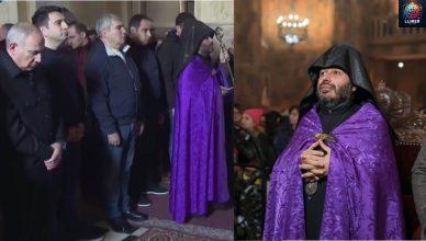 Սուրբ Հակոբ եկեղեցում անցկացվող պատարագին մասնակցում է նաև Մասյացոտնի թեմի առաջնորդը