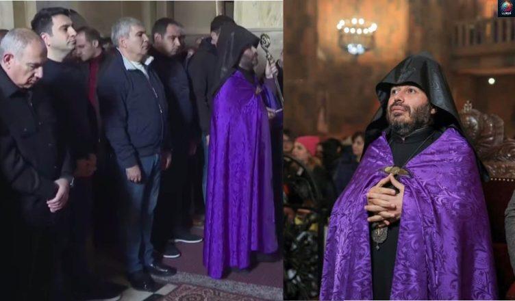 Սուրբ Հակոբ եկեղեցում անցկացվող պատարագին մասնակցում է նաև Մասյացոտնի թեմի առաջնորդը