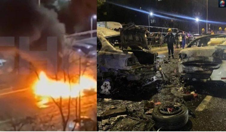 Այրվшծ ավտոմեքենայում մայր ու դուստր են եղել