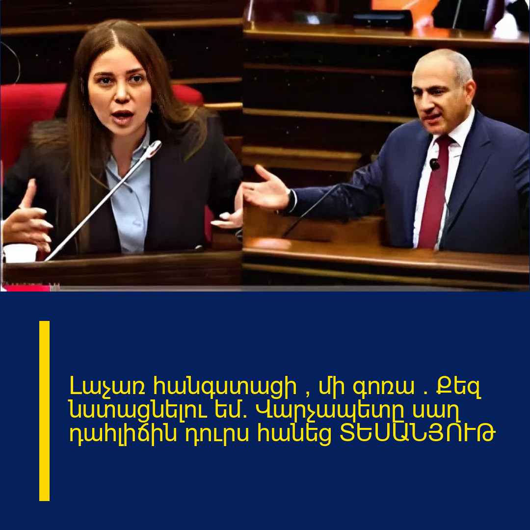 Լաչառ հանգստացի , մի գոռա . Քեզ նստացնելու եմ. Վարչապետը սաղ դահլիճին դուրս հանեց ՏԵՍԱՆՅՈՒԹ