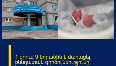 1 օրում 9 նորածին է մահացել. ծննդատան գործունեությունը կասեցվել է, գլխավոր բժիշկը՝ ձերբակալվել. նոր մանրամասներ
