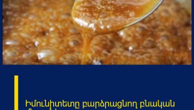 Իմունիտետը բարձրացնող բնական միջոցներ