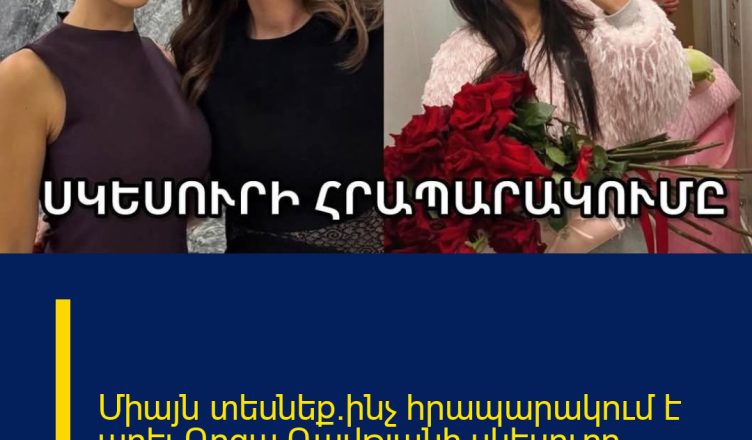 Միայն տեսնեք`ինչ հրապարակում է արել Ռոզա Դավթյանի սկեսուրը.