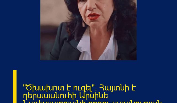 «Ծխախոտ է ուզել». Հայտնի է դերասանուհի Արսինե Նավասարդյանի որդու սպանության պատճառը.