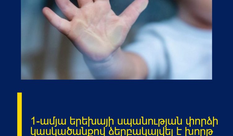 1-ամյա երեխայի սպանության փորձի կասկածանքով ձերբակալվել է խորթ մայրը