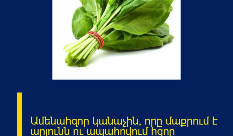 Ամենահզոր կանաչին, որը մաքրում է արյունն ու ապահովում հզոր հակաօքսիդանտ ազդեցություն